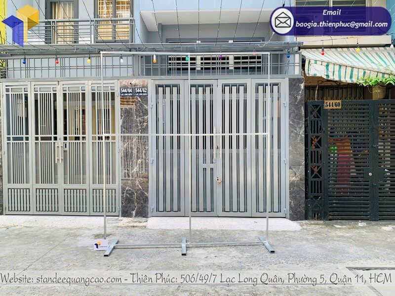 Khung Backdrop Di Động: Loại Khung Tăng Đơ Chỉnh Nhiều Kích Thước