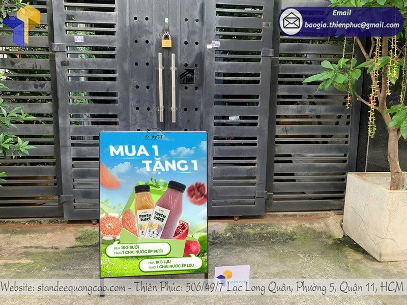 Standee Chữ A Khung Sắt Gọn Nhẹ – Dễ Di Chuyển, Dùng Cho Mọi Địa Điểm