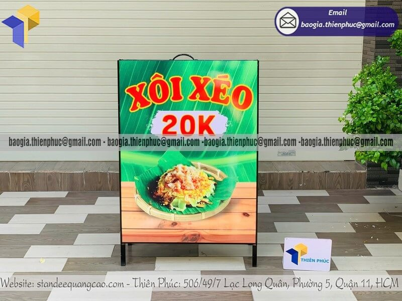 Cung Cấp Standee Khung Sắt Chữ A Cho Cửa Hàng, Sự Kiện, Showroom