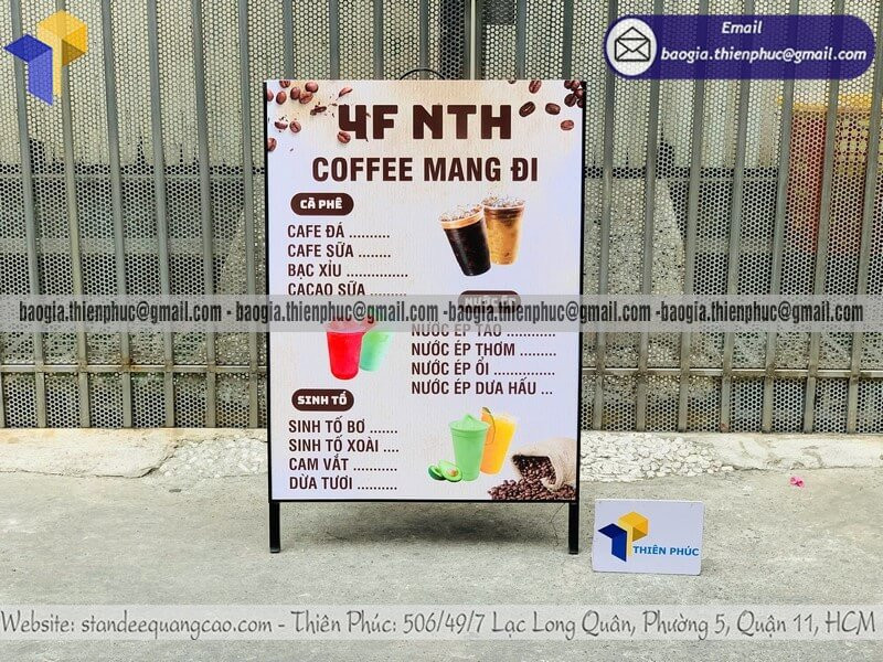 Mẫu Bảng Hiệu Chữ A Đẹp, Bền, Gấp Gọn Dễ Di Chuyển – Liên Hệ Đặt Ngay