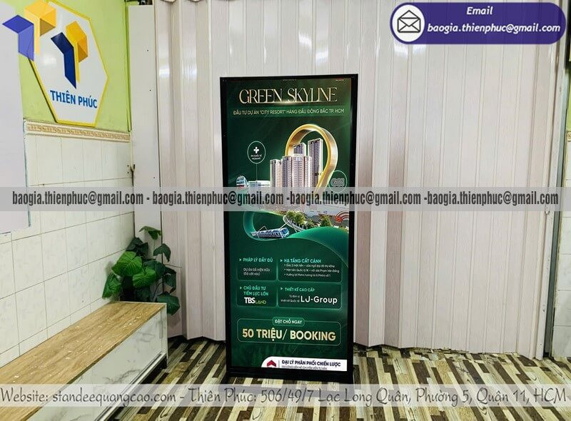 Đại Lý Cung Cấp Standee Quảng Cáo – Đa Dạng Mẫu, Tư Vấn Miễn Phí