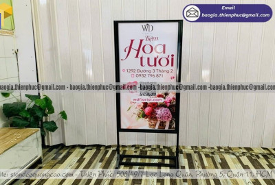 Nhận Làm Bảng Hiệu Đứng Quảng Cáo Theo Yêu Cầu – Tư Vấn Miễn Phí