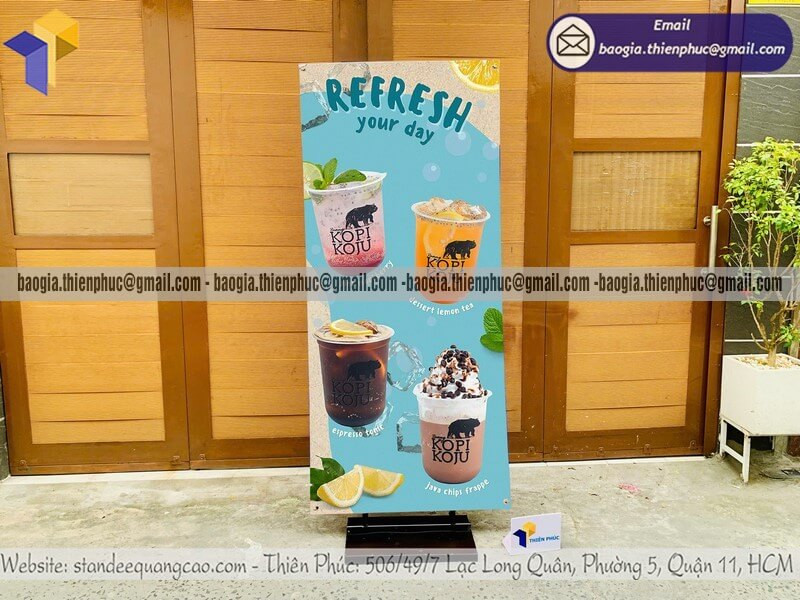 Tìm Hiểu Chi Phí Thiết Kế Standee – Chọn Mẫu Đẹp, Đặt Làm Nhanh