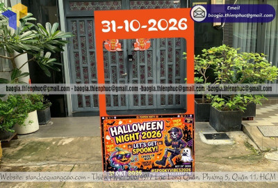 Khung Check In Sự Kiện Halloween: Nhận Thiết Kế, Sản Xuất Theo Yêu Cầu