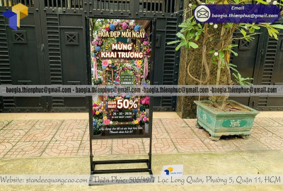 Địa Chỉ In Standee 2 Mặt Cho Cửa Hàng | Đặt In Nhanh Cùng Thiên Phúc