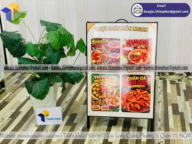 Đặt Làm Standee Khung Sắt Giá Tốt – Tư Vấn Miễn Phí Tại Thiên Phúc