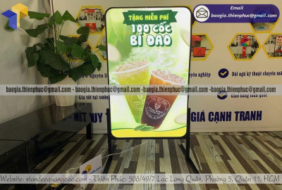 Bảng Hiệu Hộp Đèn Đứng Ngoài Trời Giải Pháp Hiển Thị Quảng Cáo 24/7