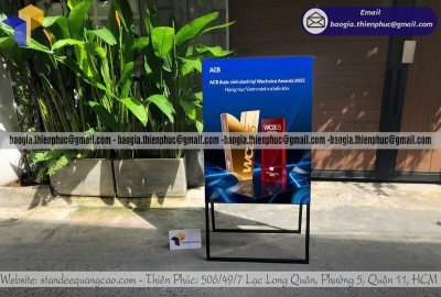 Standee Chữ A 2 Mặt Khung Sắt – Bền Chắc, Sử Dụng Lâu Dài