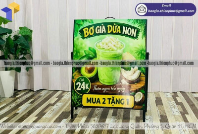 Standee Quảng Cáo Khung Sắt Có Bền Không? Báo Giá Chuẩn Xưởng Đặt Ngay