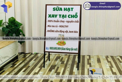 10+ Mẫu Standee Khung Sắt Chữ A 2 Mặt Bán Chạy – Xem Mẫu Thực Tế