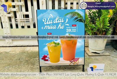Standee Chống Đổ Chuyên Dùng Ngoài Trời – Mẫu Đẹp, Chân Đế Vững Chắc