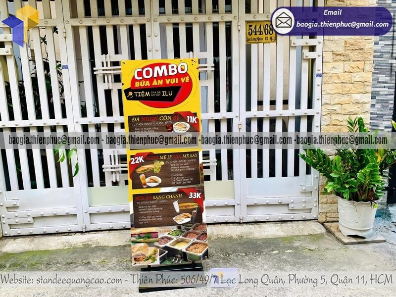 Xưởng Sản Xuất Khung Standee Chịu Gió Giá Rẻ – Sỉ Lẻ Toàn Quốc