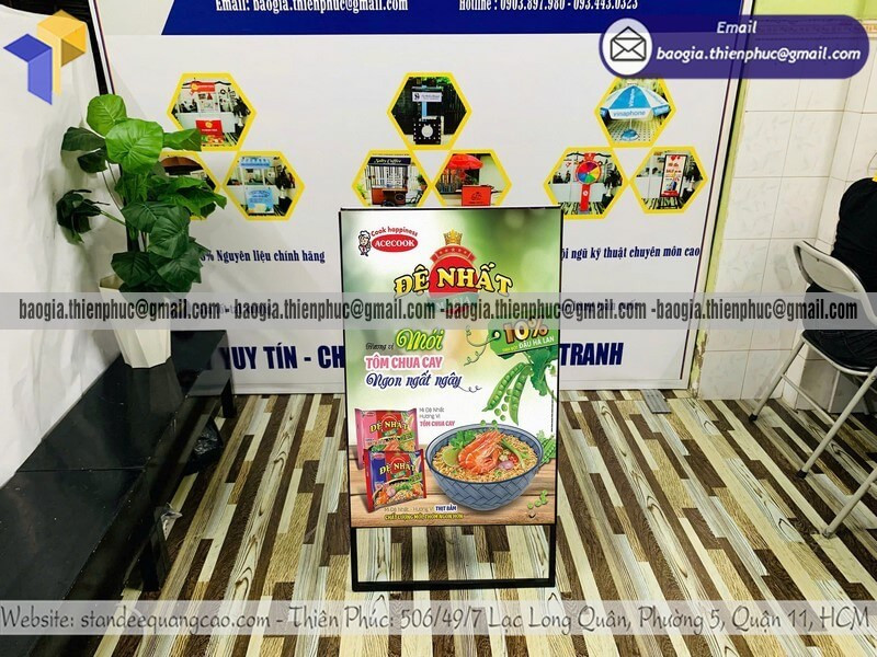Sở Hữu Standee Khung Sắt Giá Gốc Tại Xưởng: Miễn Phí In Ấn Và Thiết Kế