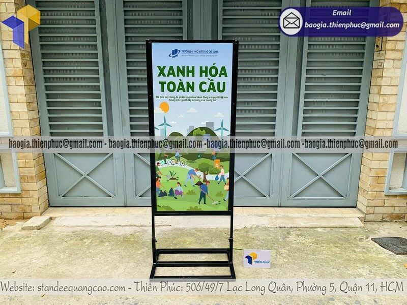 Sở Hữu Standee Quảng Cáo 2 Mặt Giá Gốc Tại Xưởng: Miễn Phí In Ấn Decal
