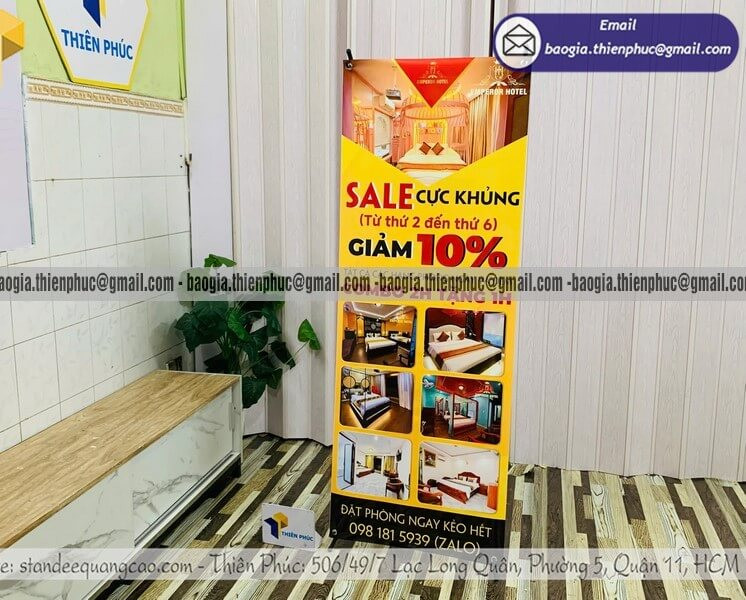 Cung Cấp Standee Chữ X – Giải Pháp Quảng Cáo Gọn Nhẹ, Hiệu Quả Cao