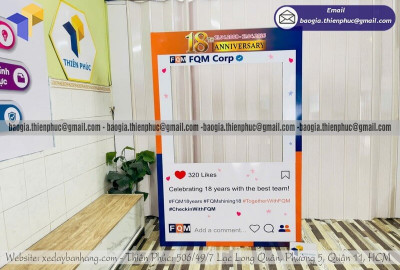 Xưởng In Khung Check In Theo Concept: Thiết Kế Độc Quyền, In Chuẩn Màu