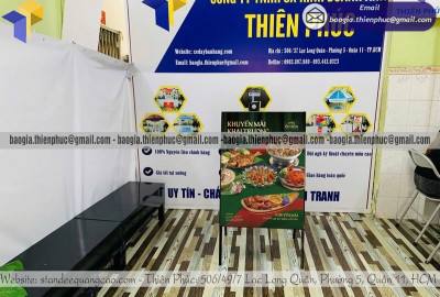 Standee Quảng Cáo Khung Sắt Chịu Lực Cao, Dùng Trong Mọi Thời Tiết