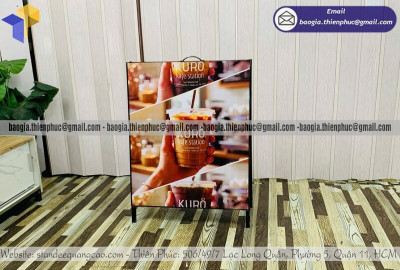 Đặt Làm Standee Khung Sắt Chữ A 2 Mặt Theo Yêu Cầu – Gia Công Nhanh