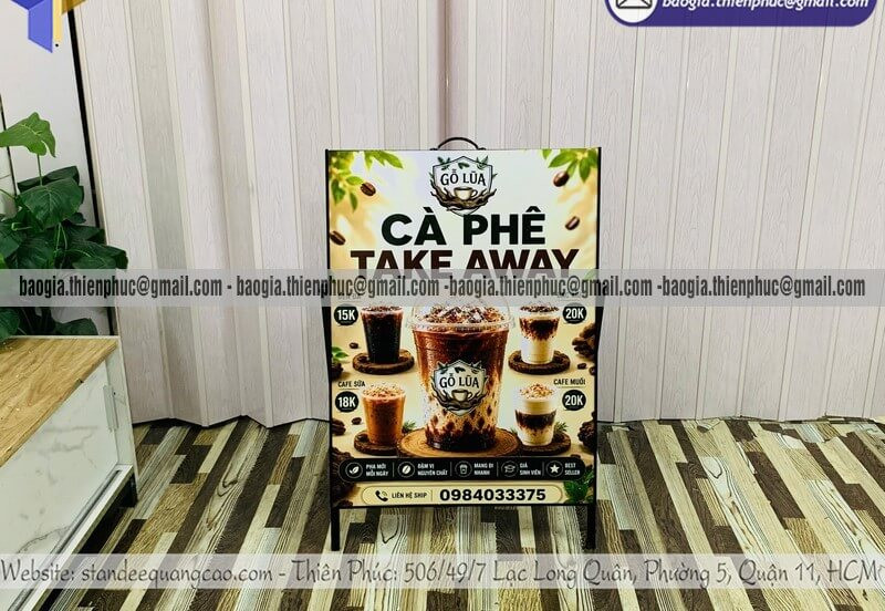 Standee Quảng Cáo Di Động Khung Chắc Chắn – Hỗ Trợ In Ấn Trọn Gói