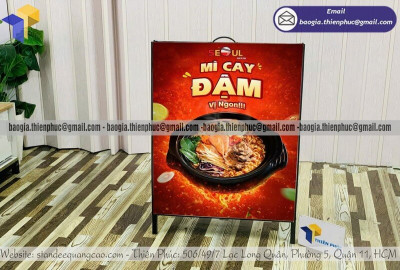 Biển Quảng Cáo Khung Chữ A Hai Mặt – Độ Bền Cao, Sử Dụng Lâu Dài
