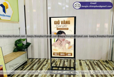 Top Mẫu Bảng Hiệu Quảng Cáo Đứng 2 Mặt Đẹp, Bền Và Dễ Thu Hút Khách