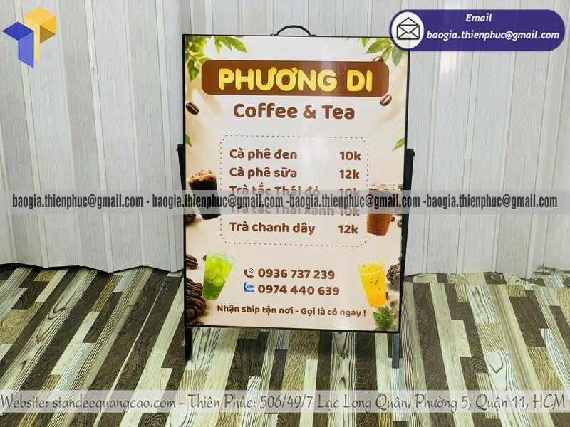 Mẫu Standee Quảng Cáo Chân Sắt Đẹp, Bền Và Dễ Sử Dụng Cho Mọi Sự Kiện