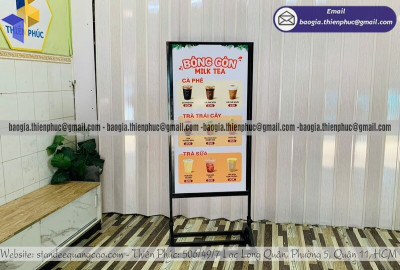 Standee Khung Sắt Ngoài Trời Giúp Cửa Hàng Quảng Bá Hiệu Quả Hơn