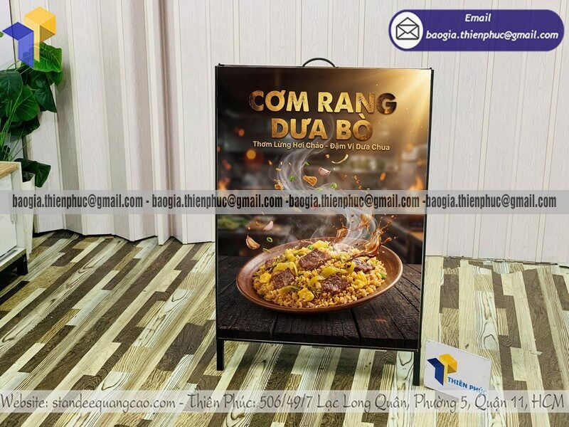 Standee Quảng Cáo Di Động Chữ A Dễ Gấp Gọn, Thuận Tiện Khi Vận Chuyển