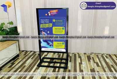Standee Khung Sắt Hộp Ngoài Trời In Theo Thiết Kế Riêng: Đặt Hàng Ngay