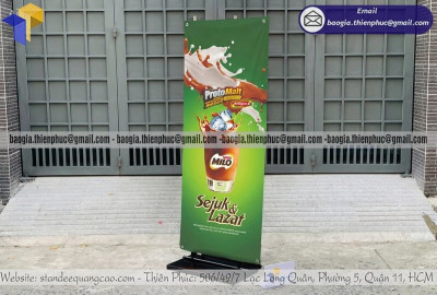 Sản Xuất Standee Quảng Cáo Chịu Gió Giá Tận Xưởng, Liên Hệ Đặt Ngay