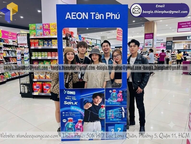 Sản Xuất Khung Check In Sự Kiện Di Động Giá Rẻ, Thiết Kế Miễn Phí