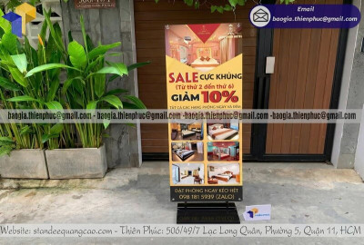 Khung Treo Poster Chống Lật Chịu Gió Tốt, Giải Pháp Quảng Cáo Hiệu Quả
