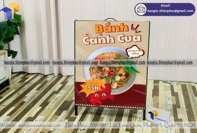 Mẫu Standee Quảng Cáo Chữ A 2 Mặt Chuyên Dùng Cho Cửa Hàng Và Sự Kiện