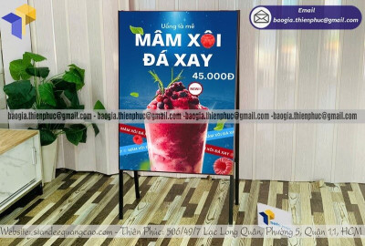 Bảng Hiệu Đứng Chống Lật Chịu Gió Tốt, Phù Hợp Cho Cửa Hàng Và Sự Kiện