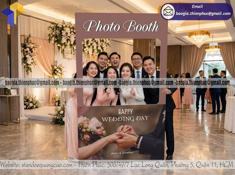 Khung Check In Đám Cưới Đẹp – Thiết Kế Theo Chủ Đề, Đặt Làm Giá Xưởng