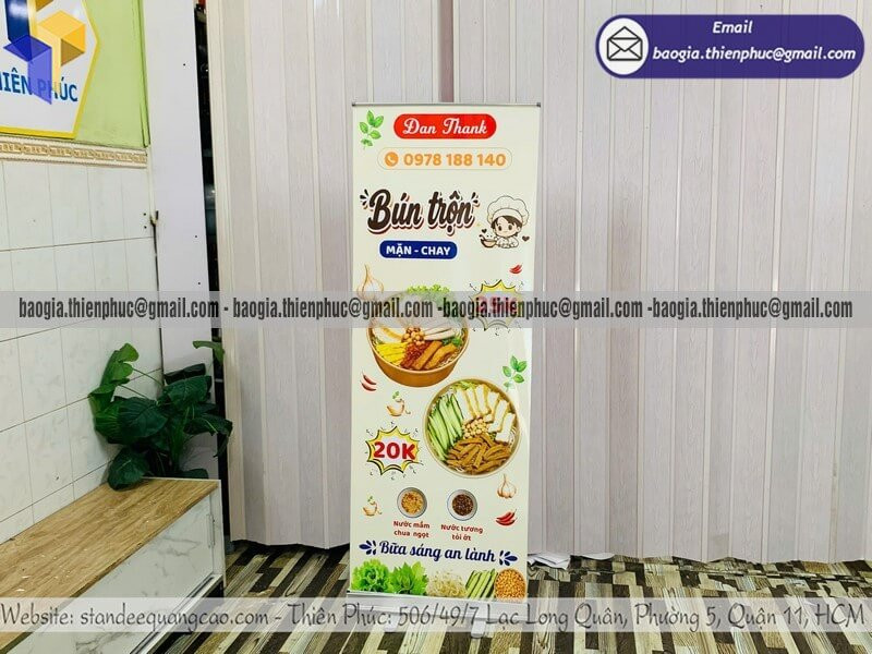 Mua Standee Cuốn Nhôm Trực Tiếp Từ Xưởng – Giá Tốt, Giao Nhanh