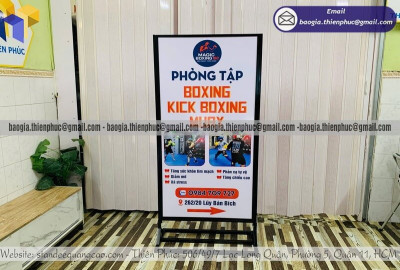 Bảng Hiệu Khung Sắt Di Động Ngoài Trời Chắc Chắn – Liên Hệ Đặt Hàng