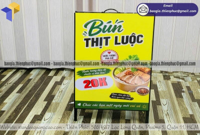 Standee Chữ A Khung Sắt Cho Cửa Hàng – Giải Pháp Quảng Cáo Hiệu Quả