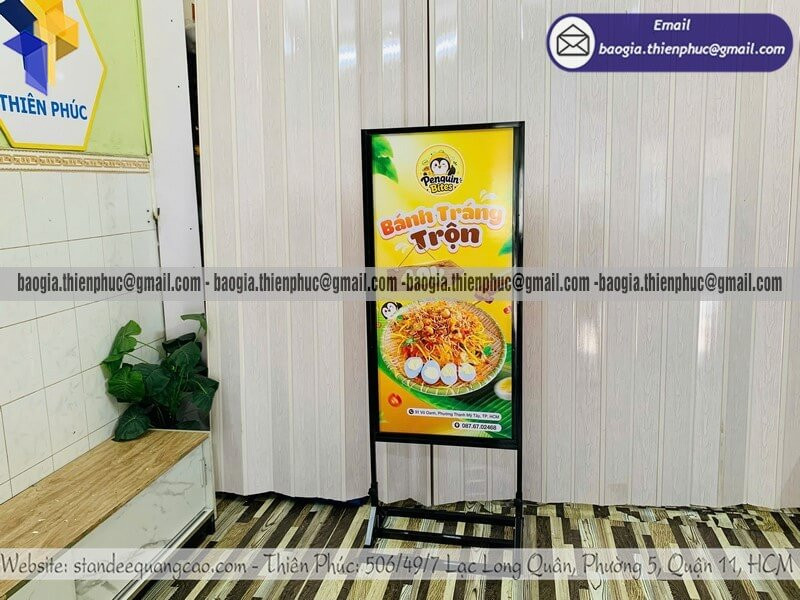 Sản Xuất Standee Tại TPHCM Số Lượng Ít Đến Lớn – Xem Ngay Để Báo Giá