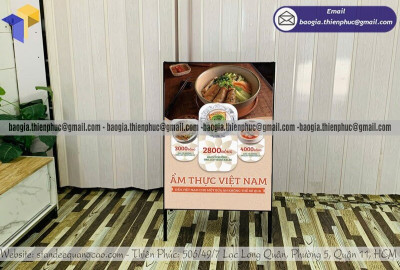 Đặt Làm Standee Khung Sắt Chữ A Cho Cửa Hàng, Sự Kiện Xem Mẫu Mới Nhất