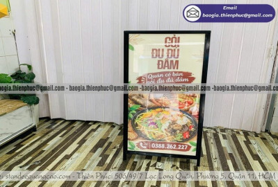 Đặt Làm Hộp Đèn Siêu Mỏng Nắp Bật – Mỏng Gọn, Sáng Đều, Dễ Thay Poster