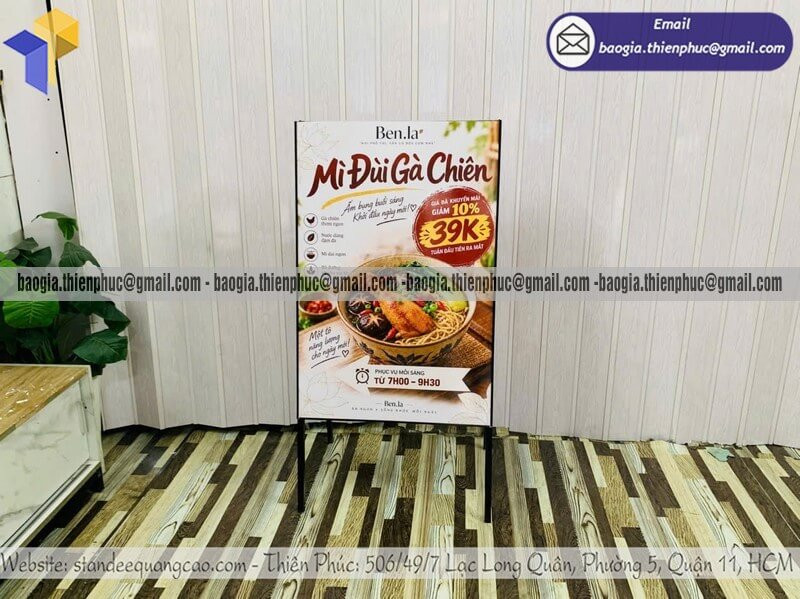 Xưởng Gia Công Standee Quảng Cáo – Thiết Kế, In Ấn, Gia Công Trọn Gói