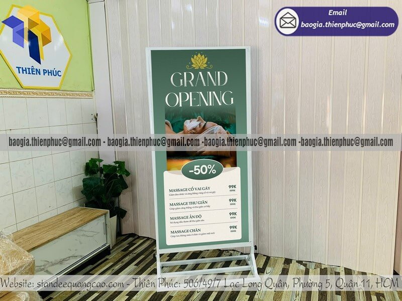 Công Ty Sản Xuất Bảng Quảng Cáo Đứng Cho Cửa Hàng, Sự Kiện Khai Trương