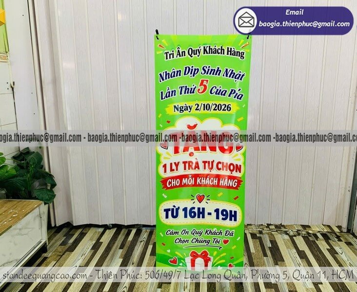Dịch Vụ In Standee Sự Kiện Nhanh – Nhận Đơn Gấp, Hỗ Trợ Thiết Kế