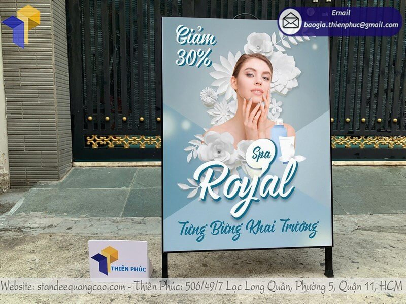 Standee Khung Sắt Quảng Cáo – Độ Bền Vượt Trội, Giá Siêu Ưu Đãi!