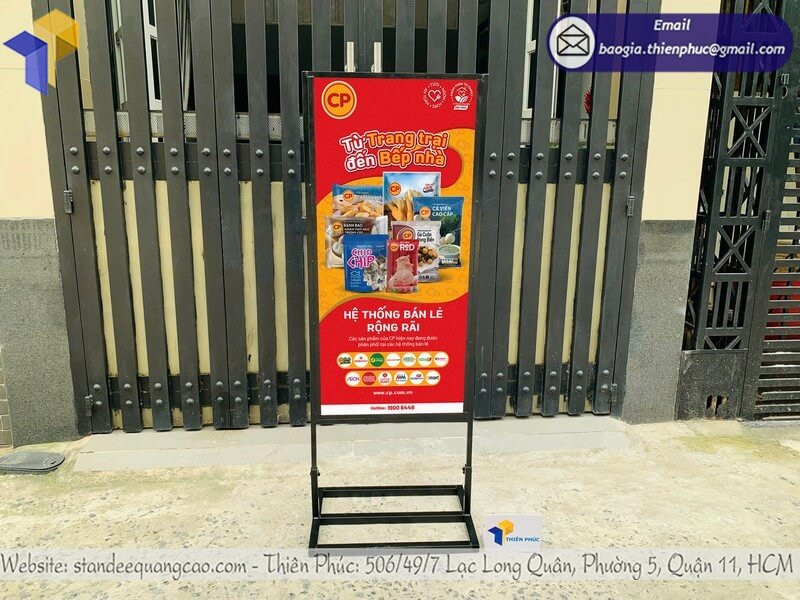 In Standee Quảng Cáo Nhanh – Chốt File Buổi Sáng, Nhận Hàng Buổi Chiều