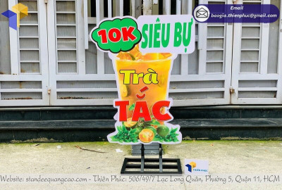 Standee Mô Hình Ly Trà Tắc Mới Nhất 2025 – Báo Giá Nhanh Trong 5 Phút!