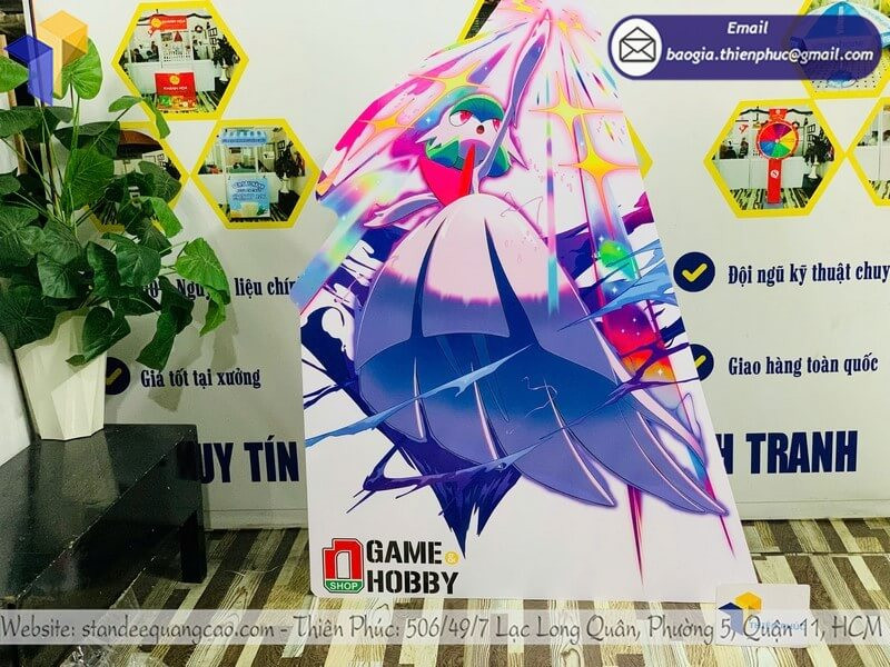 In Standee Nhân Vật Game – Tạo Viral, Kéo Traffic Cho Buổi Ra Mắt Game