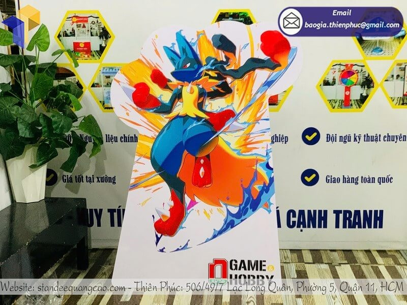 Standee Mô Hình Nhân Vật – Làm Theo Yêu Cầu, In Sắc Nét, Giá Xưởng