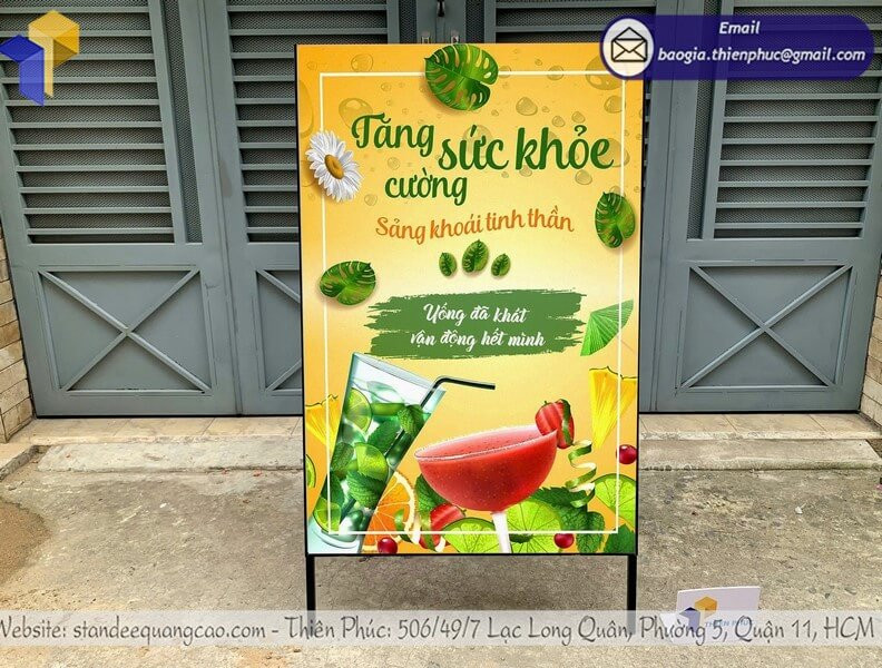 Xưởng Làm Bảng Hiệu Quảng Cáo Đứng Theo Yêu Cầu – Miễn Phí Thiết Kế